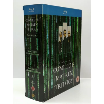 Mátrix trilógia - magyar vonatkozást nem tartalmaz - karcmentes Blu-ray