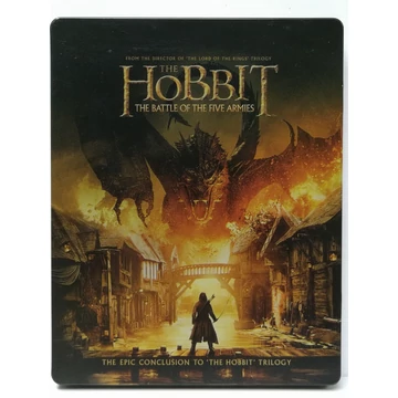 A hobbit: Az öt sereg csatája - duplalemezes steelbook, Blu-ray