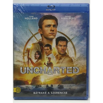 Uncharted - Tom Holland, Mark Wahlberg, Antonio Banderas - új, fóliás Blu-ray