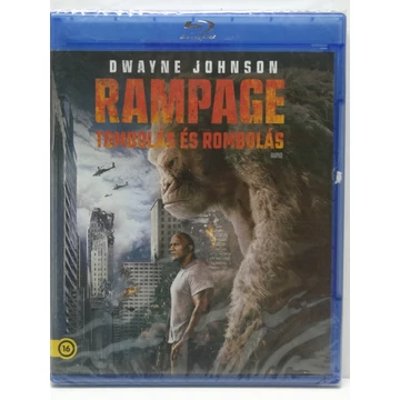 Rampage - Tombolás - Dwayne 'The Rock' Johnson - új, fóliás Blu-ray