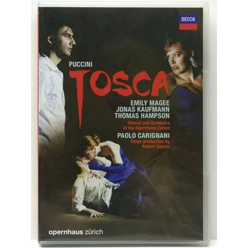 Puccini - Tosca - Emily Magee, Jonas Kaufmann, Thomas Hampson, Chorus And Orchestra Of The Opernhaus Zürich, Paolo Carignani - karcmentes DVD