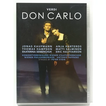 Giuseppe Verdi - Don Carlo - Jonas Kaufmann, Anja Harteros, Peter Stein - 2 db karcmentes DVD