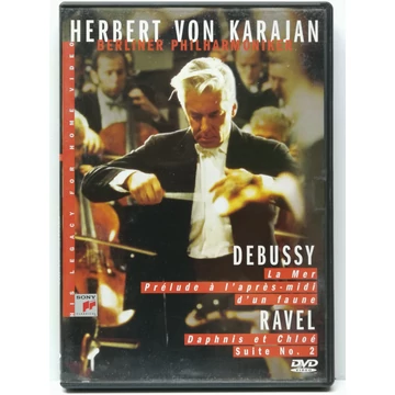 Debussy: La Mer, Prélude A L'après-midi D'un Faune - Ravel: Daphnis Et Chloé Suite No. 2 - Herbert von Karajan, Berliner Philharmoniker - DVD