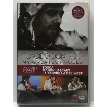 Placido Domingo - My Greatest Roles, Vol. 1: Puccini - Tosca / Manon Lescaut / La Fanciulla Del West - 3 DVD