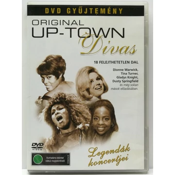 Original Up-Town Divas - Legendák koncertjei - Dionne Warwick, Tina Turner, Glasys Knight, Dusty Springfield - 18 felejthetetlen dal - karcmentes DVD