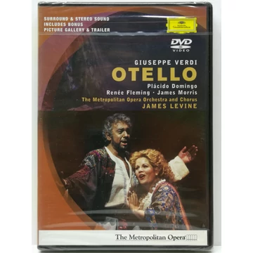 Otello - Giuseppe Verdi, James Levine, Placido Domingo, Renée Fleming, James Morris, The Metropolitan Opera Orchestra And Chorus - új, fóliás DVD