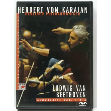 Herbert von Karajan, Ludwig van Beethoven, Berliner Philharmoniker - Symphonies Nos. 4 & 5 - DVD