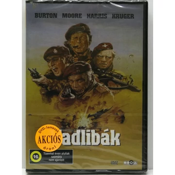 Vadlibák - Richard Burton, Roger Moore, Richard Harris, Hardy Krüger - új, fóliás DVD