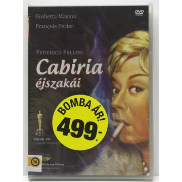 Cabiria éjszakái - Federico Fellini filmje - új, fóliás DVD