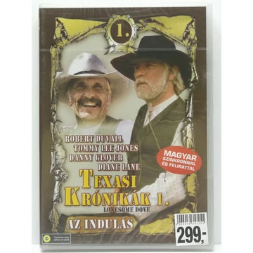 Texasi krónikák: Lonesome Dove 1. - új, fóliás DVD