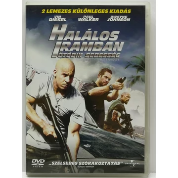 Halálos iramban: Ötödik sebesség - Dwayne Johnson, Vin Diesel, Paul Walker - 2 DVD