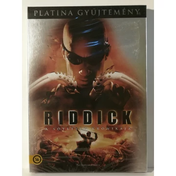 Riddick - A sötétség krónikája - papírfeknis Platina Gyűjtemény kiadás - új, fóliás DVD