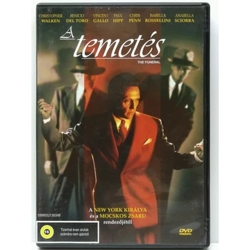 A temetés - Christopher Walken, Benicio del Toro - karcmentes DVD