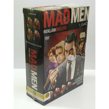 Mad Men - Reklámőrültek 1. - A teljes első évad - Jon Hamm - új, fóliás, 4 DVD