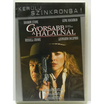 Gyorsabb a halálnál - Leonardo DiCaprio, Russell Crowe, Sharon Stone - DVD