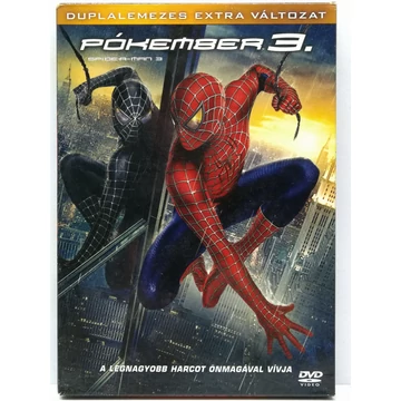 Pókember 3. - Tobey Maguire - papírfeknis, 2 DVD