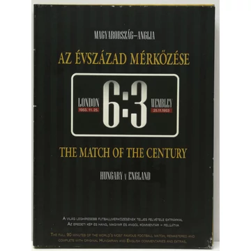 Az Évszázad Mérkőzése - Magyarország vs. Anglia - 6 : 3 - digipack, DVD