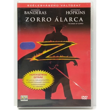 Zorro álarca - Anthony Hopkins, Catherine Zeta-Jones, Antonio Banderas - DVD