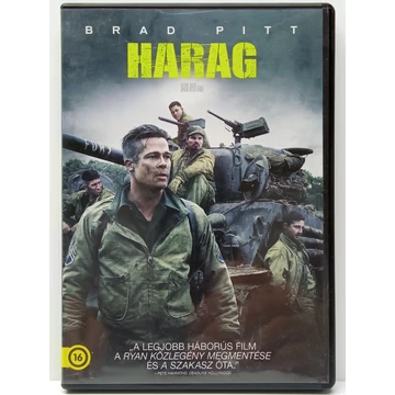 Harag - Brad Pitt, Shia LaBeouf, Logan Lerman, Jon Bernthal - DVD