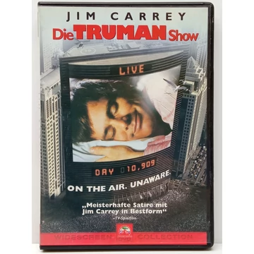 Truman Show - Jim Carrey - szinkronos, külföldi kiadású DVD