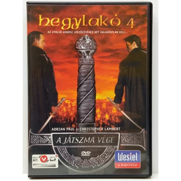 Hegylakó 4: A játszma vége - Christopher Lambert - DVD