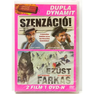 Ezüst farkas / Szenzáció! - 2 film egy DVD-n - új, fóliás