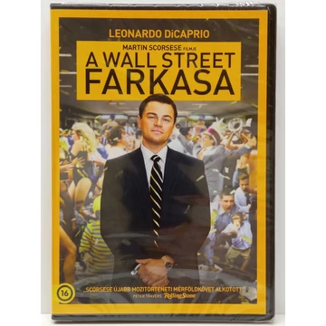 A Wall Street farkasa - Martin Scorsese filmje - új, fóliás DVD