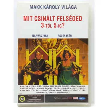 Mit csinált Felséged 3-tól 5-ig? - Makk Károly filmje - karcmentes DVD