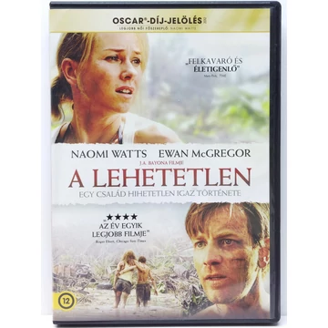 A lehetetlen - Ewan McGregor, Naomi Watts - karcmentes DVD