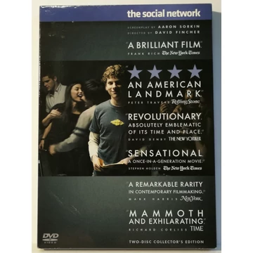 The social network - A közösségi háló - papírfeknis - 2 DVD
