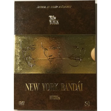 New York bandái - Leonardo DiCaprio - bőr hatású papírfeknis, duplalemezes digibook DVD