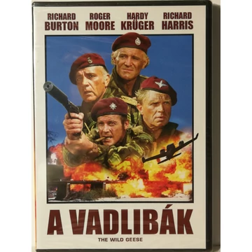 A vadlibák - Richard Burton, Roger Moore - új, fóliás DVD