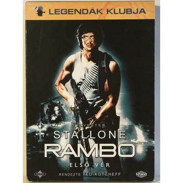 Rambo - Első vér - Sylvester Stallone - papírfeknis, Legendák Klubja kiadás - karcmentes DVD