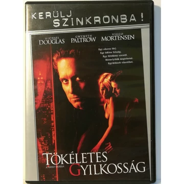 Tökéletes gyilkosság - Kerülj szinkronba! Kiadás - Michael Douglas, Gwyneth Paltrow - DVD