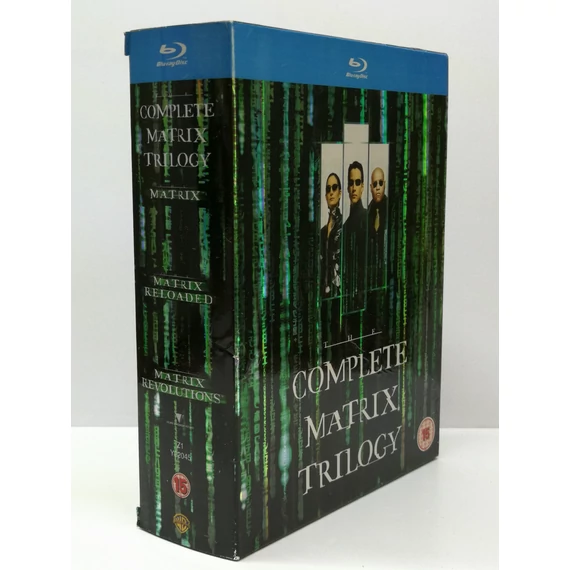 Mátrix trilógia - magyar vonatkozást nem tartalmaz - karcmentes Blu-ray