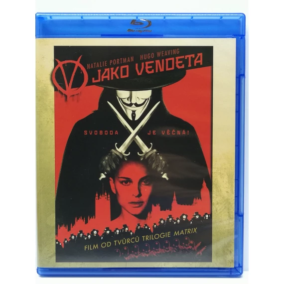 V mint vérbosszú - Natalie Portman, John Hurt - szinkronos, külföldi kiadású, karcmentes Blu-ray