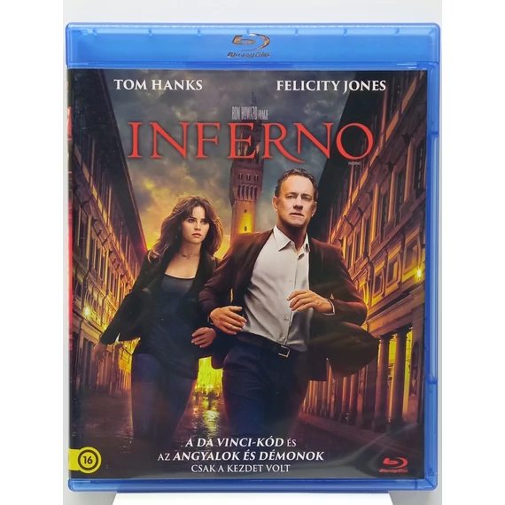 Inferno - Tom Hanks, Felicity Jones - karcmentes Blu-ray