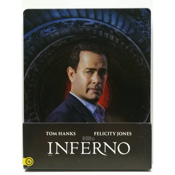 Inferno - Tom Hanks, Felicity Jones - steelbook, karcmentes Blu-ray
