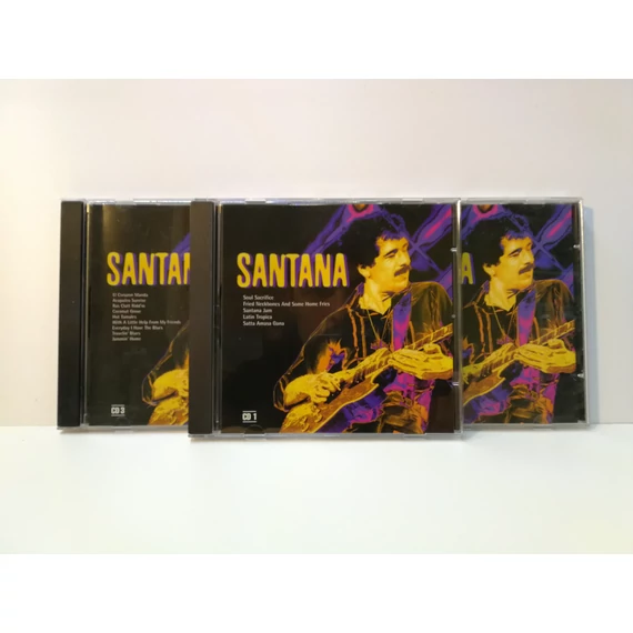 Santana - válogatás - Soul Sacrifice, Caught In The Middle, El Corazon Manda  - 3 CD