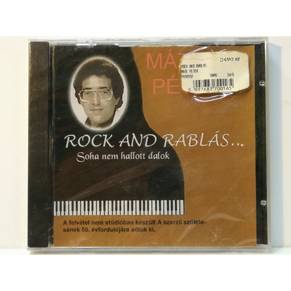 Máté Péter - Rock And Rablás - új, fóliás CD