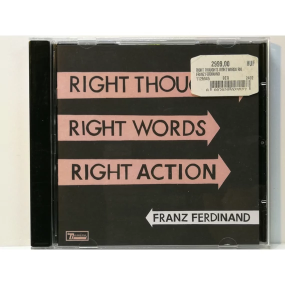 Franz Ferdinand - Right Thoughts, Right Words, Right Action - CD