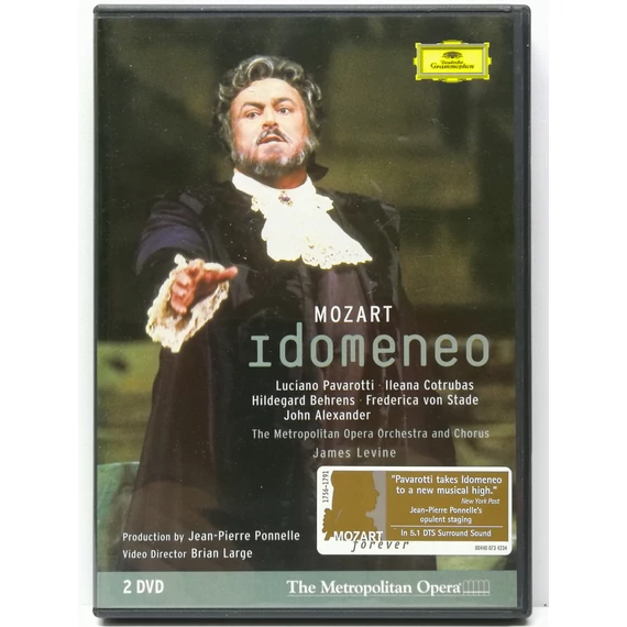 Mozart - Idomeneo - Luciano Pavarotti, Metropolitan Opera Orchestra And Chorus, James Levine - 2 DVD