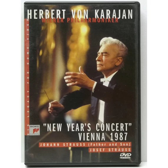 "New Year's Concert" Vienna 1987 - Herbert von Karajan, Wiener Philharmoniker, The Vienna State Opera Ballet - DVD