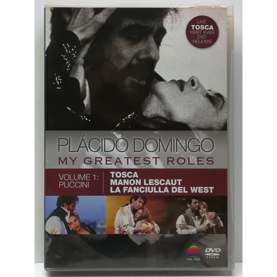 Placido Domingo - My Greatest Roles, Vol. 1: Puccini - Tosca / Manon Lescaut / La Fanciulla Del West - 3 DVD