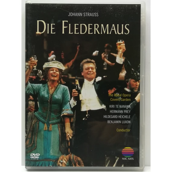 Johann Strauss: Die Fledermaus - Kiri Te Kanawa, Hermann Prey, Hildegard Heichele, Benjamin Luxon, Placido Domingo - DVD