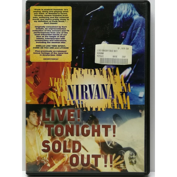 Nirvana - Live! Tonight! Sold Out!! - DVD