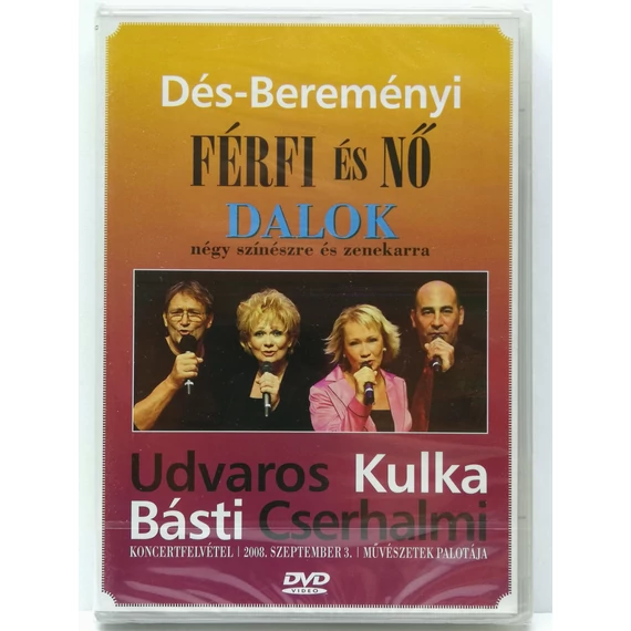 Dés - Bereményi - Férfi És Nő - Udvaros, Kulka, Básti, Cserhalmi - új, fóliás DVD