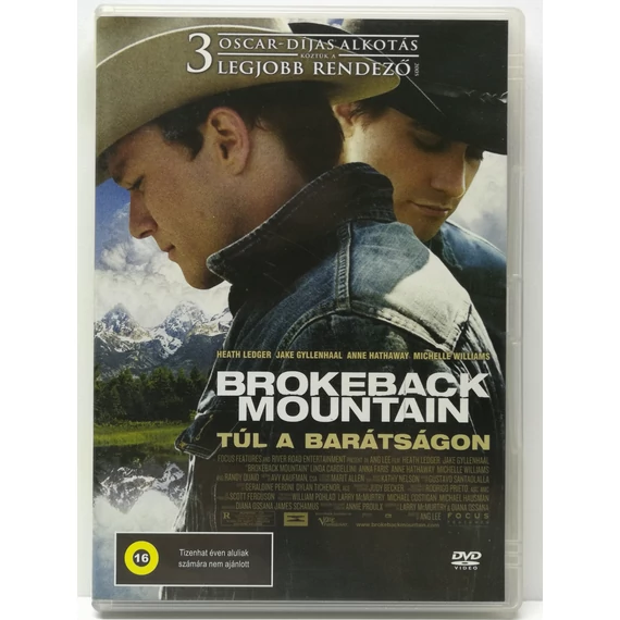 Brokeback Mountain - Túl a barátságon - Heath Ledger, Jake Gyllenhaal - DVD
