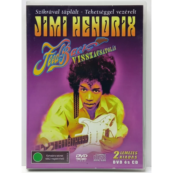 Jimi Hendrix - Feedback - Visszacsatolás - DVD + CD