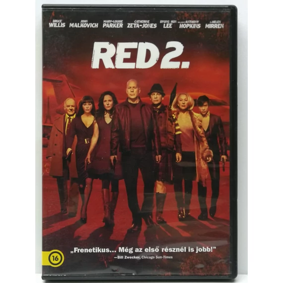 RED 2. - Bruce Willis, Anthony Hopkins, John Malkovich - DVD